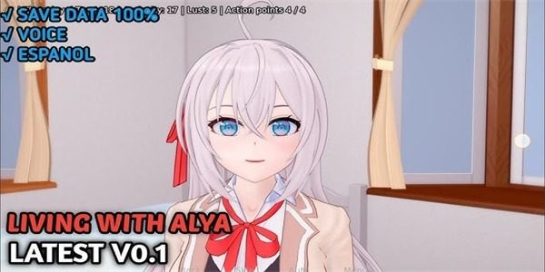 与阿尔雅一起生活 Living With Alya 版 中文界面 玩法截图 5